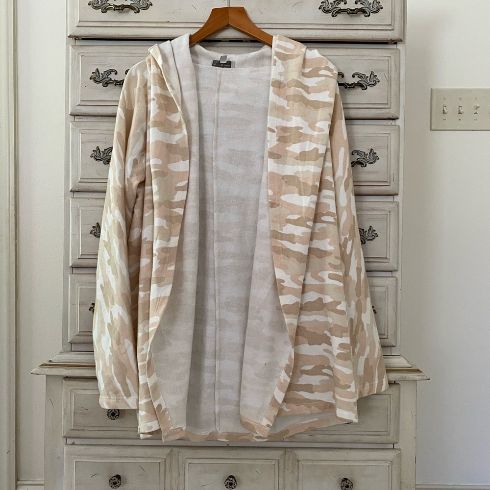 Lucky Brand Camo Cardigan